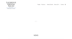Desktop Screenshot of locklaw.com